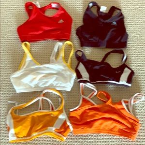 Sports bra XS Nike and adidas